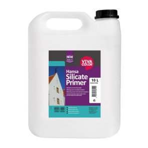 Vivacolor Hansa Silicate Primer Silikāta gruntējuma šķīdums minerālām fasādēm, 10L