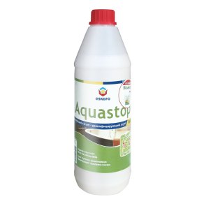 Eskaro Aquastop Bio Ūdenī šķīstošs grunts-koncentrāts mitrām telpām, 1L