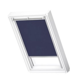 Velux RFL Jumta logu ruļļveida žalūzijas, ar alumīnija sliedēm, MK04, 78x98cm, tumši zilas