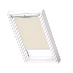 Velux RFL Jumta logu ruļļveida žalūzijas, ar baltām sliedēm, MK04, 78x98cm, bēšas