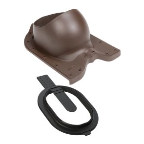 Vilpe Nera Click Ventilācijas izvada pieslēgums Finnera jumta segumiem, brūns