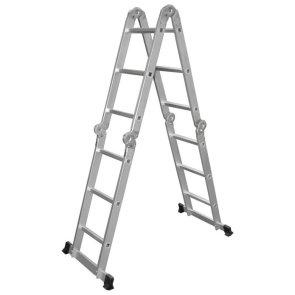Besk Daudzfunkcionālas kāpnes, alumīnija, 4x4 pakāpieni, 4.7m