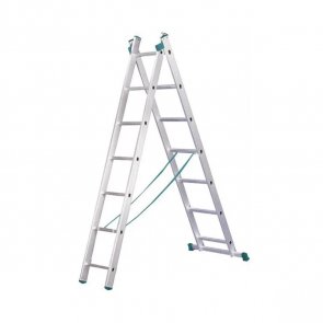 Alve Kombinētās kāpnes, divdaļīgas 2x7 pakāpieni, 3.14m