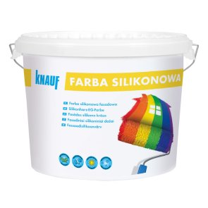 Knauf Farba Silikonowa Фасадная силиконовая краска , bāze B, 5L