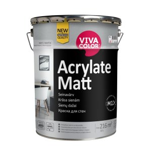 Vivacolor Acrylate Matt A Mitrumizturīga sienas krāsa, matēta 18L