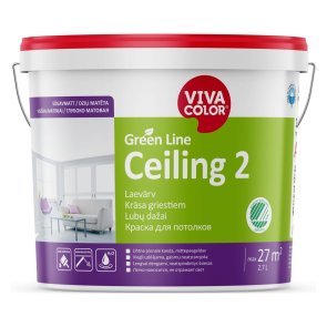 Vivacolor Ceiling 2 A Griestu krāsa, dziļi matēta 2.7L