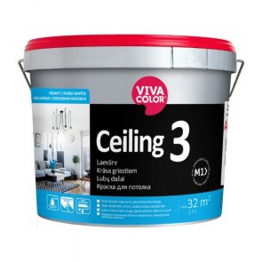 Vivacolor Ceiling 3 AP Griestu krāsa, pilnīgi matēta 2.7L