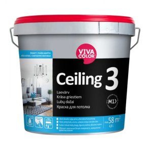 Vivacolor Ceiling 3 AP Griestu krāsa, pilnīgi matēta 4.8L