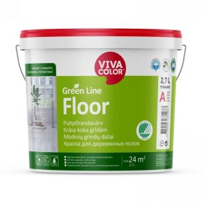 Vivacolor Floor Krāsa koka grīdām, pusmatēta, bāze A, 2,7L