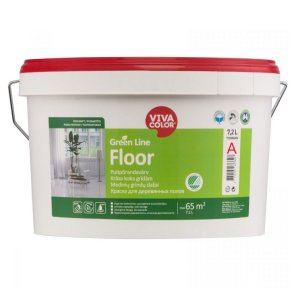 Vivacolor Floor Krāsa koka grīdām, pusmatēta, bāze A, 7,2L