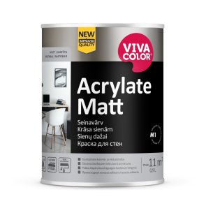 Vivacolor Acrylate Matt A Mitrumizturīga sienas krāsa, matēta 0.9L