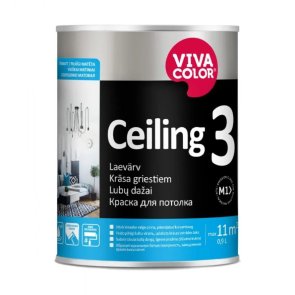 Vivacolor Ceiling 3 AP Griestu krāsa, pilnīgi matēta 0.9L