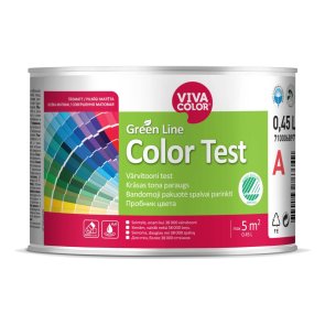Vivacolor Color Test Krāsas toņa paraugs, pilnigi matēts, bāze A, 0,45L