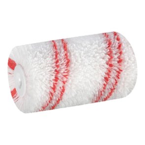 Color Expert WallStar Mini Rullis poliamīda, nelīdzenām virsmām, sarkanas svītras, 12cm