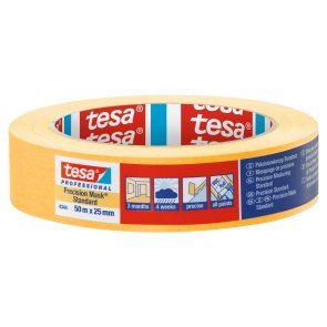 Tesa 4344 Precision Mask Standard līmlente iekšdarbiem, oranža, 38mm x 50m