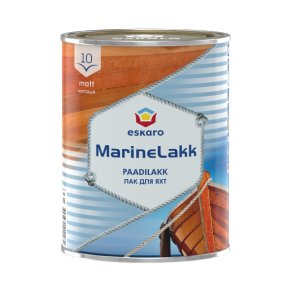 Eskaro Marine Lakk 10 Nodilumizturīga uretāna alkilaka laivu daļu lakošanai, matēta, 0.45L