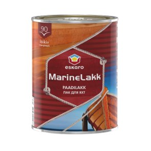 Eskaro Marine lakk 90 Nodilumizturīga uretāna alkilaka laivu daļu lakošanai, glancēta, 0.45L