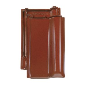 Monier Rubin 13V Māla rindu dakstiņš, glazēts, kastaņbrūns