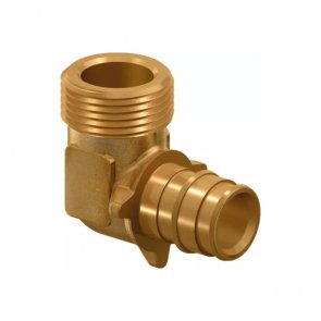 Uponor Q&E Līkums 90° 25mm x 3/4 collas, ārējā vītne