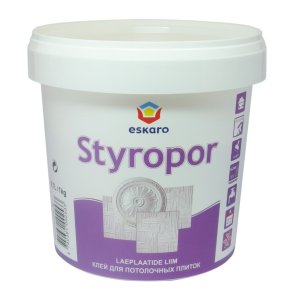 Eskaro Styropor Līme griestu segumiem, balta, 1kg