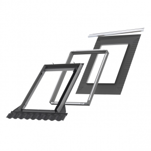 Velux iebūvēšanas komplekts profilētam segumam EDW MK06 78x118cm 2000