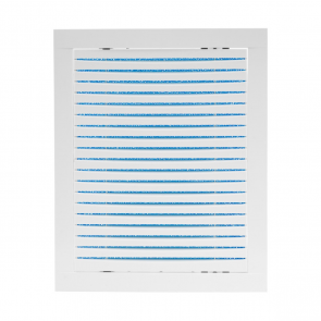 Europlast HYBRID reste-lūka ar filtru plastmasas 200x250mm, balta