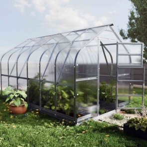 Baumera Klasika STANDART Siltumnīca ar pamatiem un polikarbonāta pārklājumu 4mm, 2.5x4m (10m2)