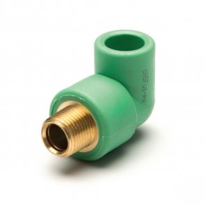 Aquatherm Līkums 90°, ārējā vītne, 20mm x 1/2 collas