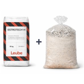 Estrotech-H Bezšuvju siltuma un skaņas izolācija, 14,5kg līmviela un 200L EPS granulas (0.2m3)