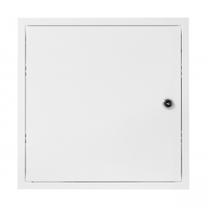 Europlast RLA Metāla revīzijas lūka, ar atslēgu, 300x300mm, balta