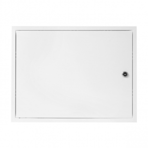 Europlast RLA Metāla revīzijas lūka, ar atslēgu, 300x400mm, balta