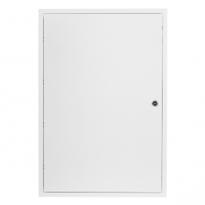 Europlast RLA Metāla revīzijas lūka, ar atslēgu, 600x400mm, balta