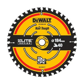 DeWalt Zāģripa ELITE 184x16mm, 40T