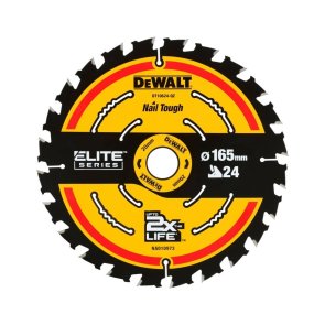 DeWalt Zāģripa ELITE 165x20mm, 24T
