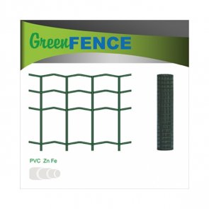 Vilmars Metināts cinkots Žogs, PVC pārklājums, rūts 50x100mm D2.5mm stieple 1.2x25m