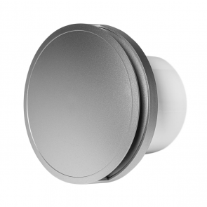 Europlast E-EXTRA Series EAT Apaļš elektroventilators, ar noslēgvāku, lodīšu gultni, D100mm, sudraba