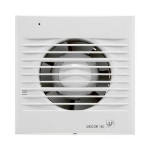 Soler & Palau Decor-200 CH Ventilators ar vārstu, ar taimeri un mitruma sensoru, D120mm, balts