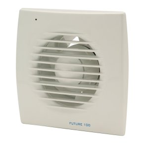 Soler & Palau Future-100 HT Ventilators ar taimeri un mitruma sensoru, D100mm, balts