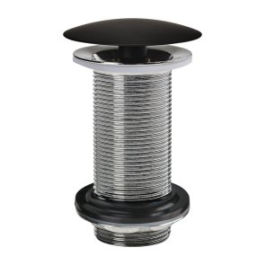 Wirquin Quick Clac notece, bez pārplūdes, 100 mm, matēts melns