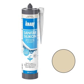 Knauf Sanitar-Silicon Силиконовый герметик , bahamu bēšs, 300ml