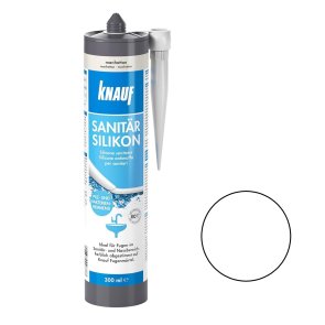 Knauf Sanitar-Silicon Силиконовый герметик , balts, 300ml