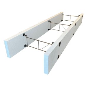 Tenapors Dobeles Panelis Pamatu pēdas veidnis, 50/400/50, 2000x250x500mm