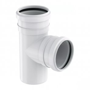 Uponor Decibel Skaņu slāpējošas kanalizācijas trejgabals 88.5°, D110/75mm