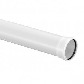 Uponor Decibel Skaņu slāpējoša kanalizācijas caurule, D50mm, 0.5m