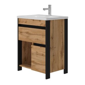 Vento Bronx 65 Izlietnes skapis, 61x80cm, ozols (bez izlietnes)