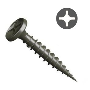 Knauf XTN Mitrumizturīga reģipša skrūve ar naglas galu, Drystar plāksnēm, 3,9x23mm (1000gab)