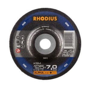 Rhodius slīpēšanas disks metālam, 125x7x22.2mm