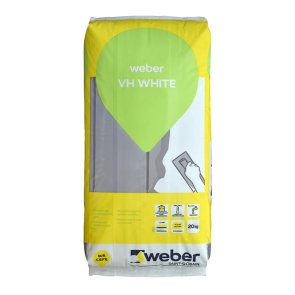 Weber VH White balta mitrumizturīga nobeiguma špaktele, 20kg