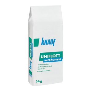 Knauf Uniflott Impragniert šuvju ģipša špaktele mitrām telpām, 5kg