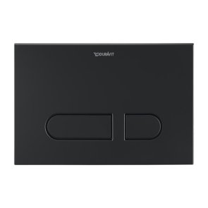 Duravit DuraSystem A1 Taustiņš, horizontāls, 217x147mm, matēts melns